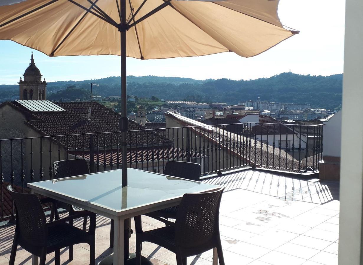 Apartamento Con Terraza En El Casco Historico Ourense Dış mekan fotoğraf