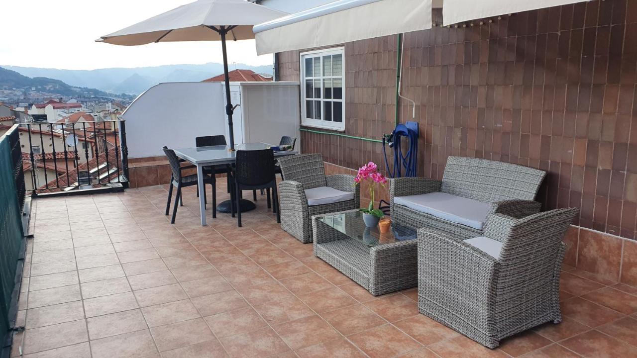 Apartamento Con Terraza En El Casco Historico Ourense Dış mekan fotoğraf