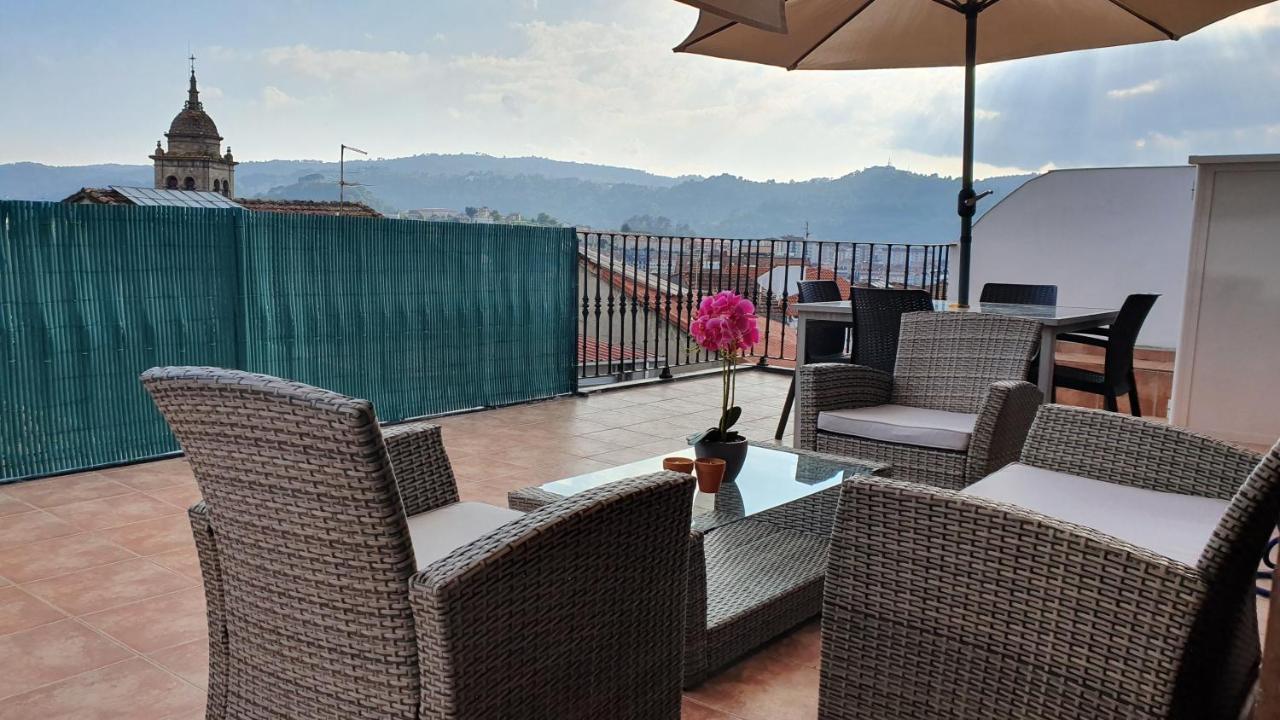 Apartamento Con Terraza En El Casco Historico Ourense Dış mekan fotoğraf